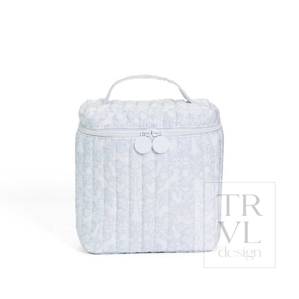 QUILTED GO GO LUNCH INSULATED BAG - WOODLAND BLUE - Lunch Bags