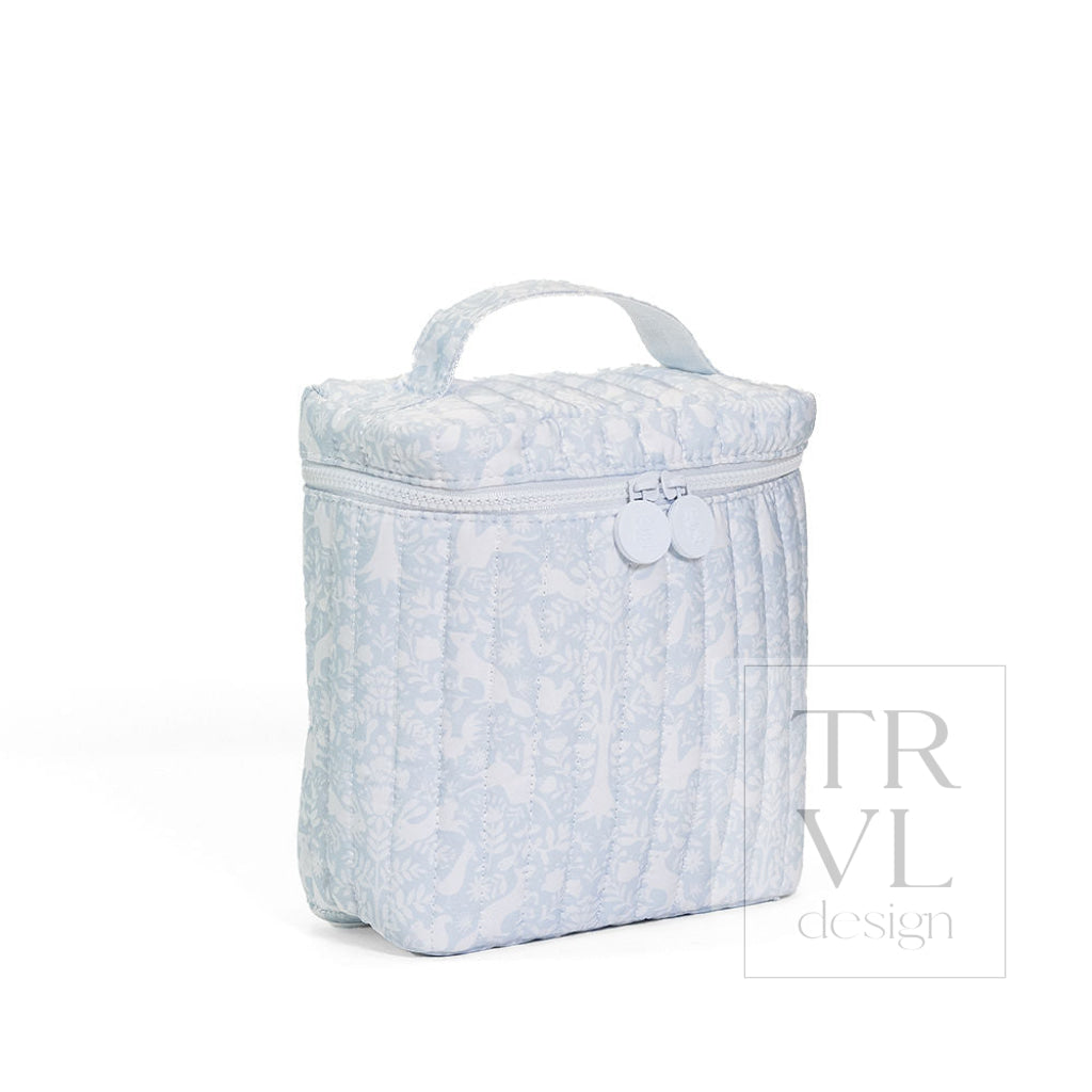 QUILTED GO GO LUNCH INSULATED BAG - WOODLAND BLUE - Lunch Bags