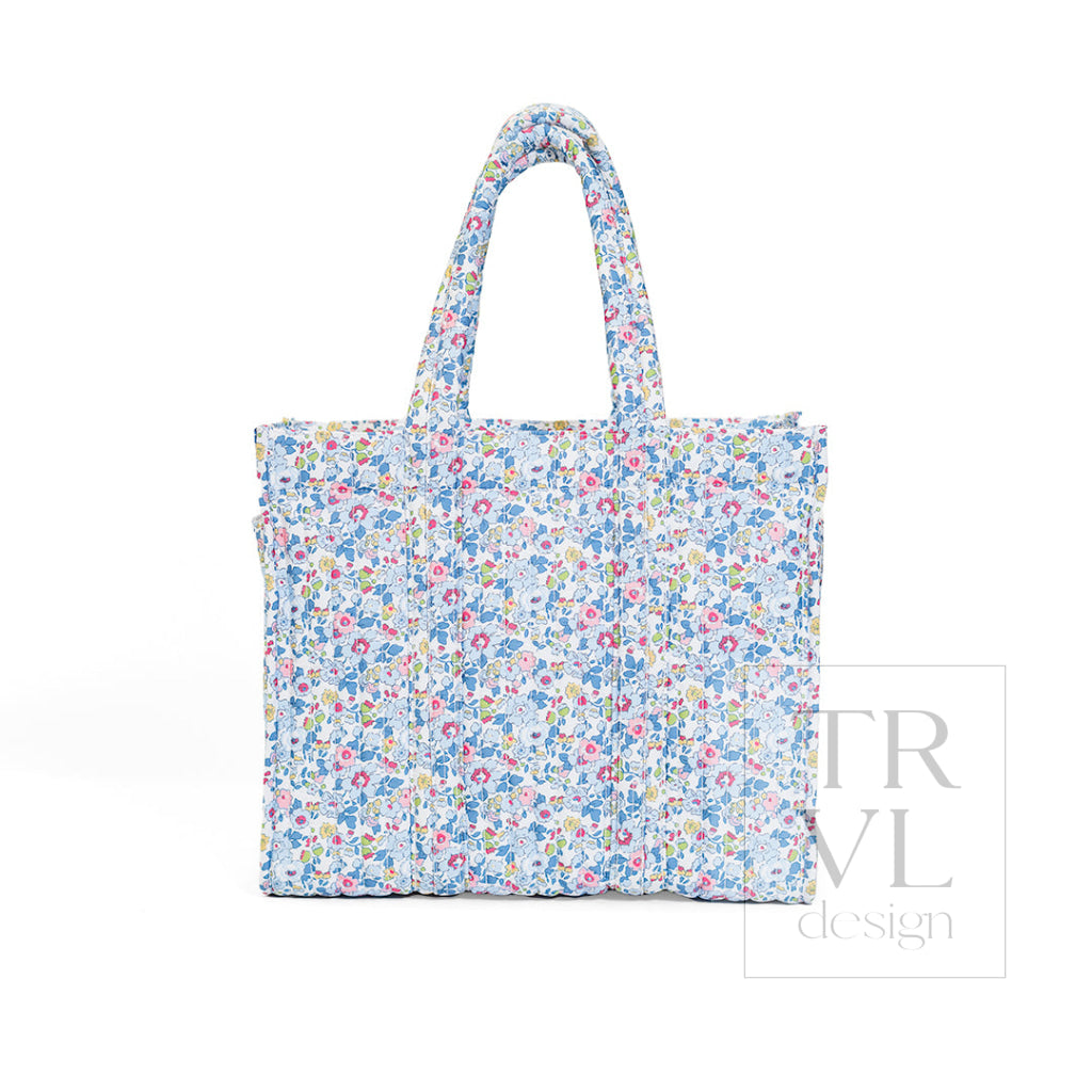 QUILTED GO GO TOTE - BRIDGEHAMPTON FLORAL - Tote Bags