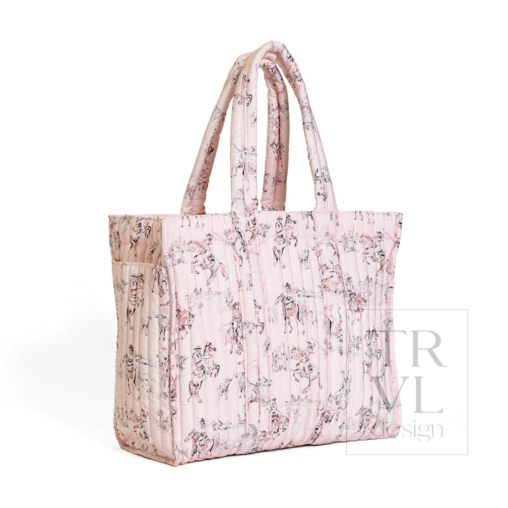 QUILTED GO GO TOTE - COWGIRL TOILE - Tote Bags