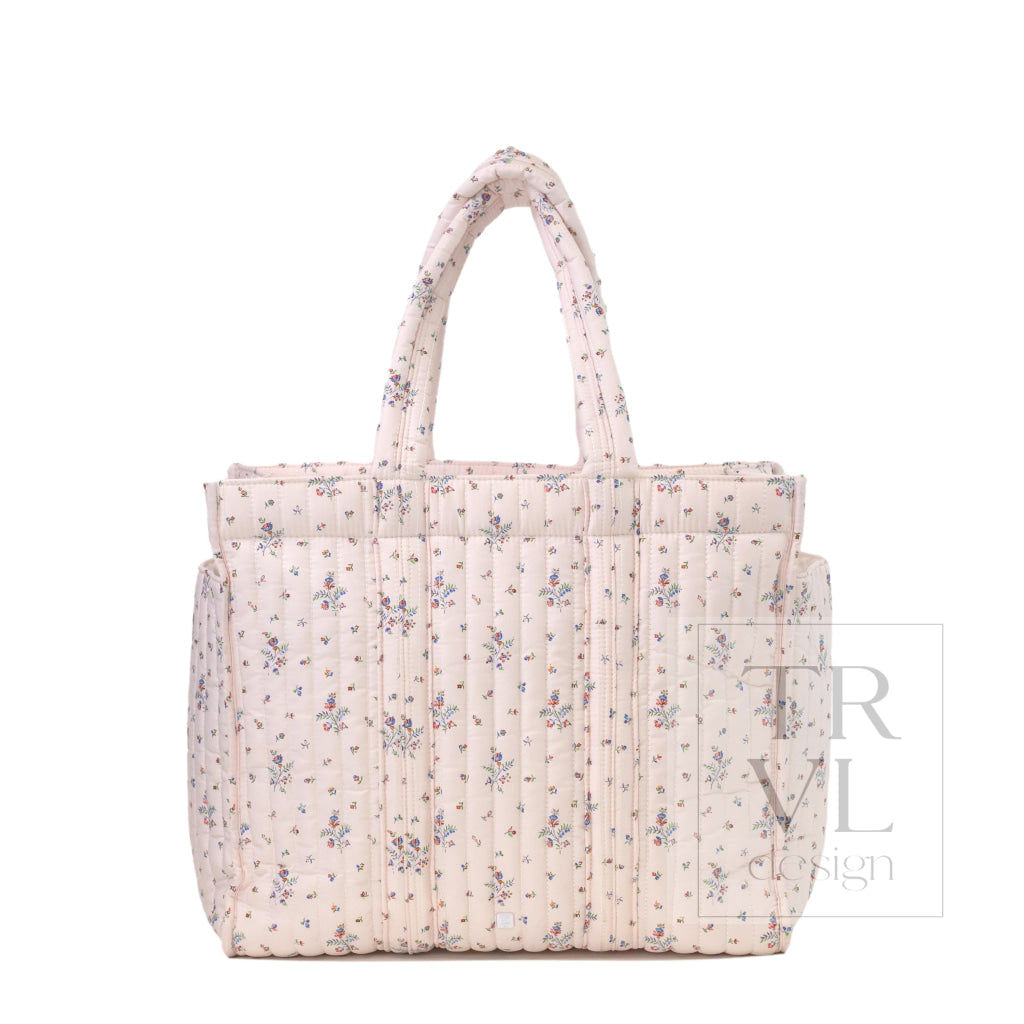 QUILTED GO GO TOTE - FLEURIE - Tote Bags