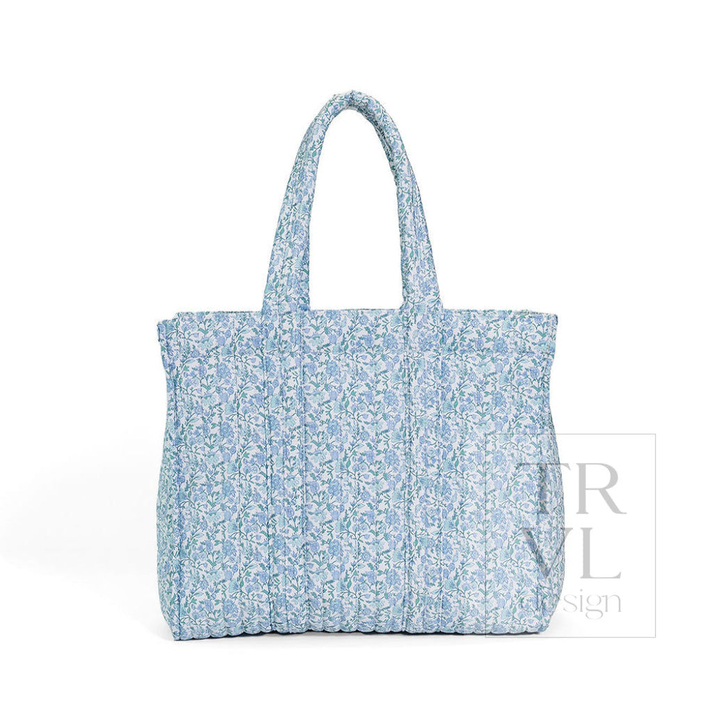 QUILTED GO GO TOTE - HAMPTONS FLORAL - Tote Bags