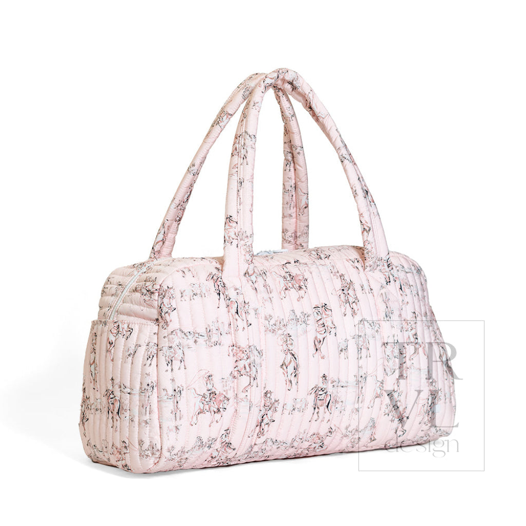 QUILTED GRANDE DUFFEL - COWGIRL TOILE - Duffel Bags