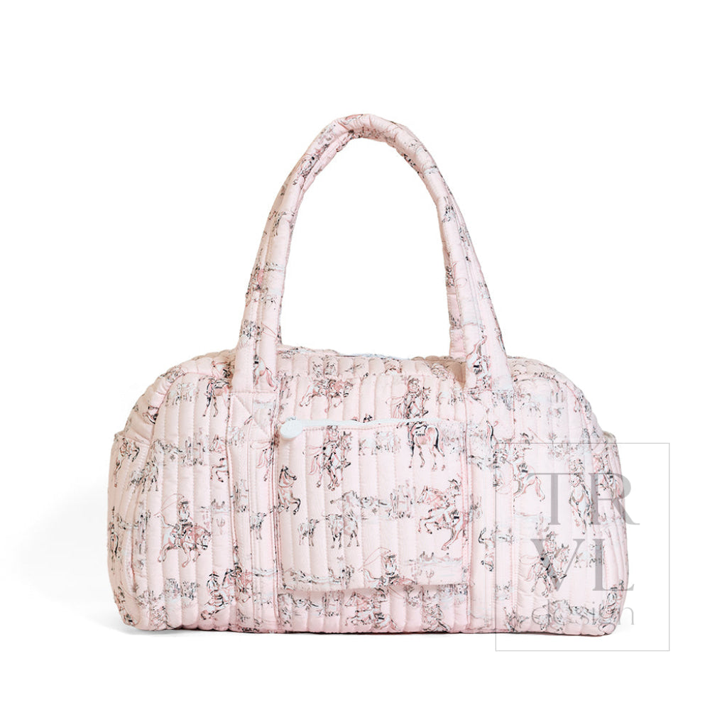 QUILTED GRANDE DUFFEL - COWGIRL TOILE - Duffel Bags