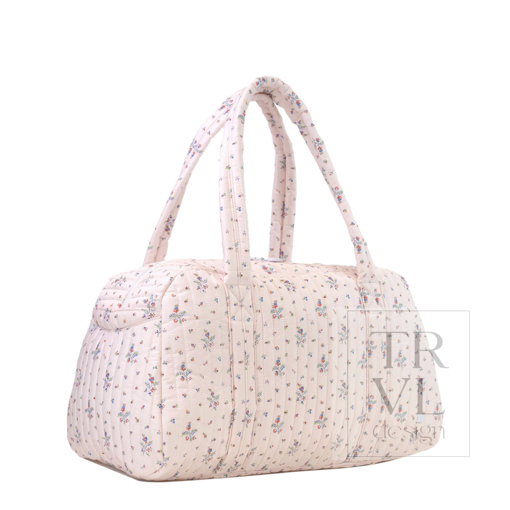 QUILTED GRANDE DUFFEL - FLEURIE - Duffel Bags