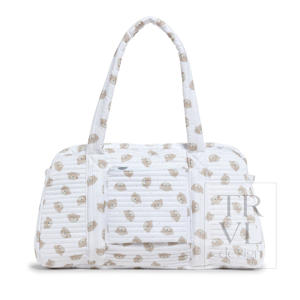 QUILTED GRANDE DUFFEL - TEDDY BEAR - Duffel Bags