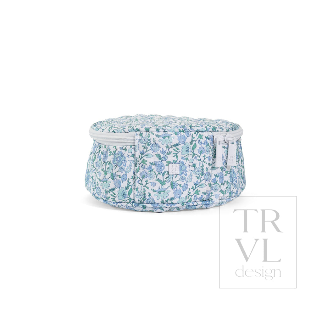 QUILTED JEWEL ROUND - HAMPTONS FLORAL - Jewelry Holders
