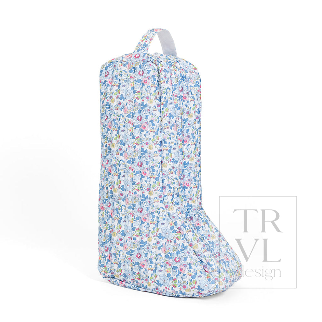 QUILTED LG BOOT BAG - BRIDGEHAMPTON FLORAL - Shoe Bags