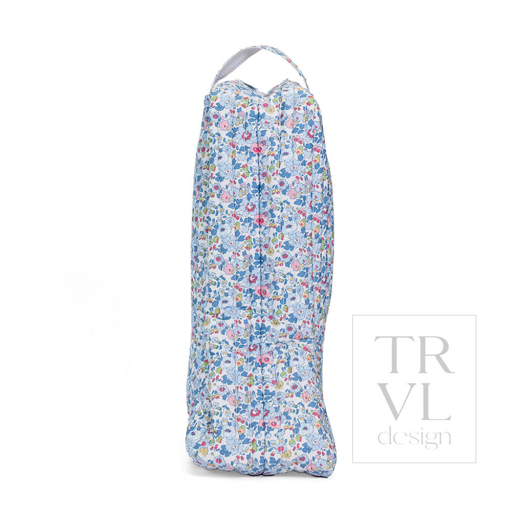 QUILTED LG BOOT BAG - BRIDGEHAMPTON FLORAL - Shoe Bags