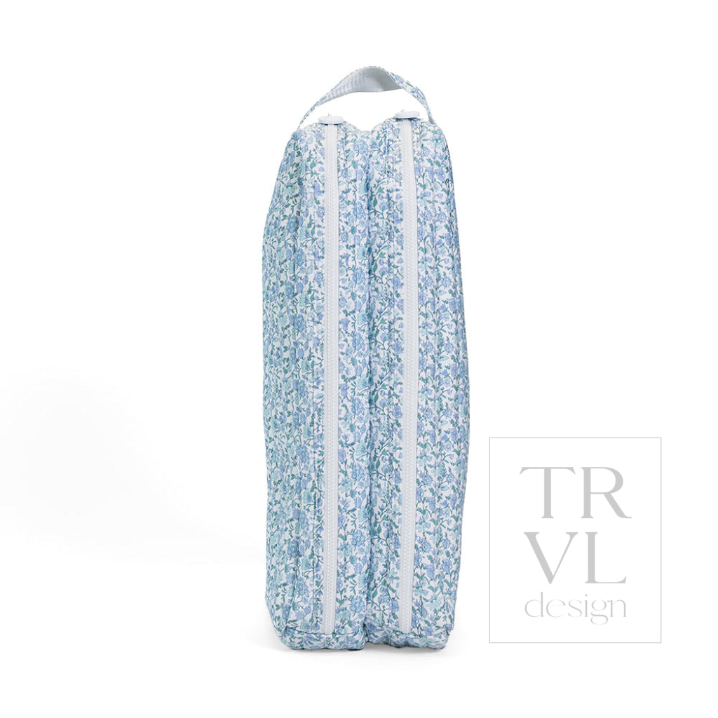 QUILTED LG BOOT BAG - HAMPTONS FLORAL - Shoe Bags
