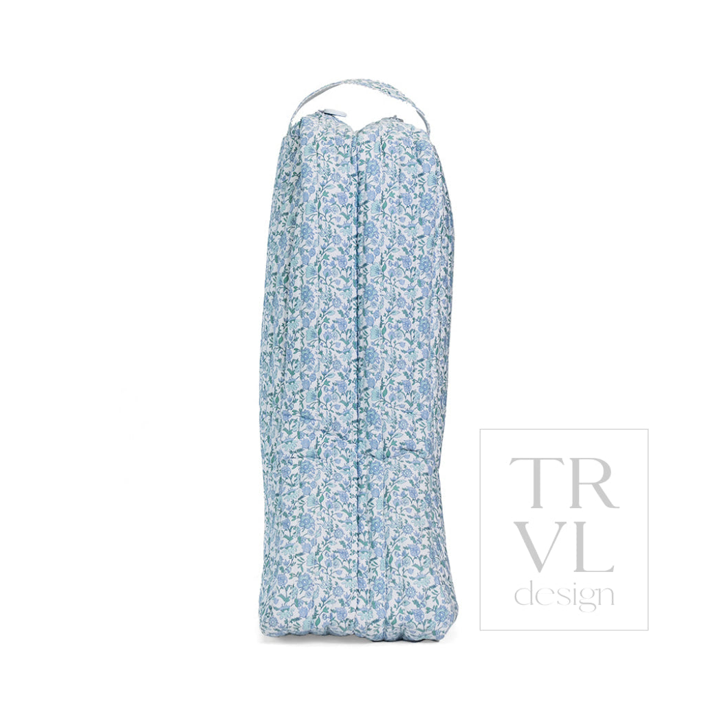 QUILTED LG BOOT BAG - HAMPTONS FLORAL - Shoe Bags