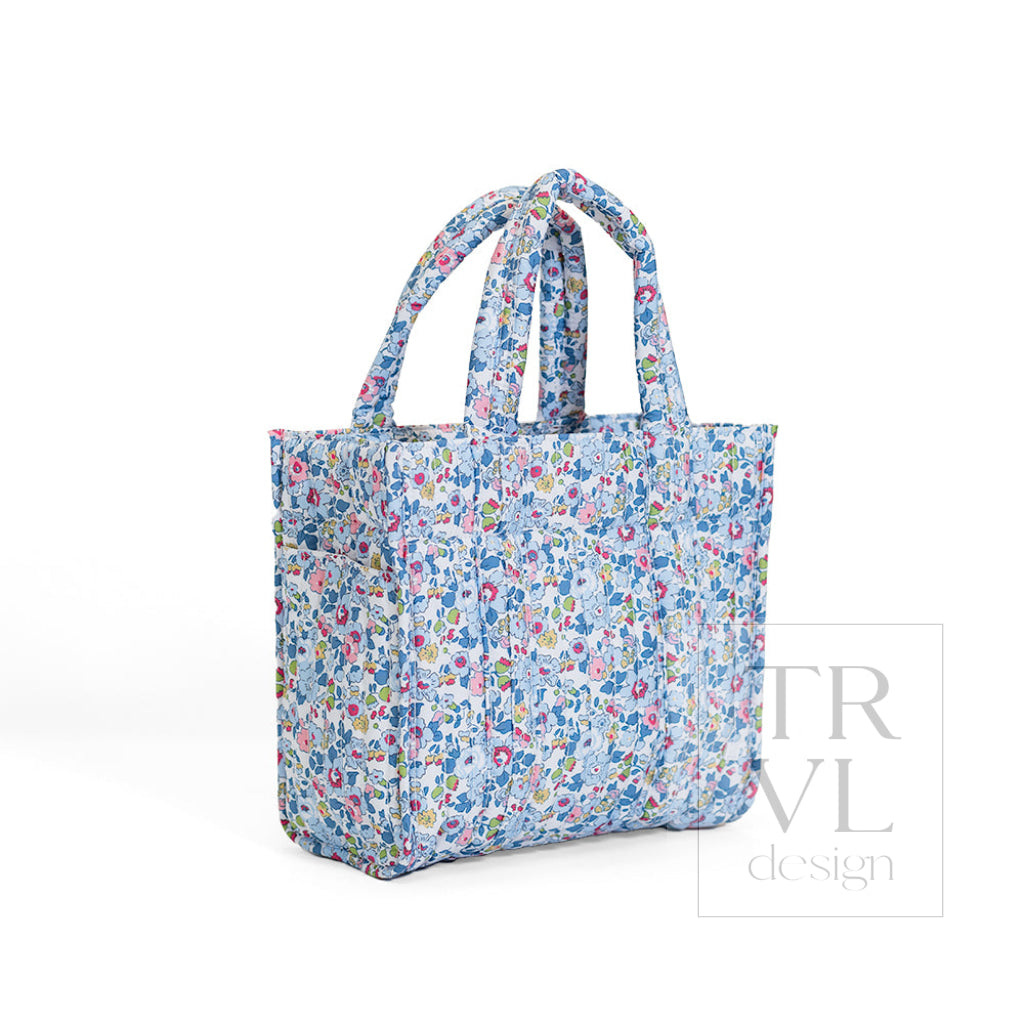 QUILTED MINI GO GO TOTE - BRIDGEHAMPTON FLORAL - Tote Bags