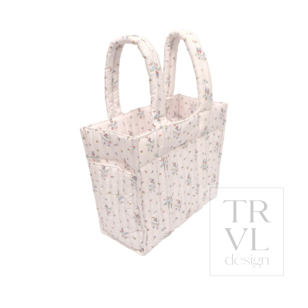 QUILTED MINI GO GO TOTE - FLEURIE - Tote Bags