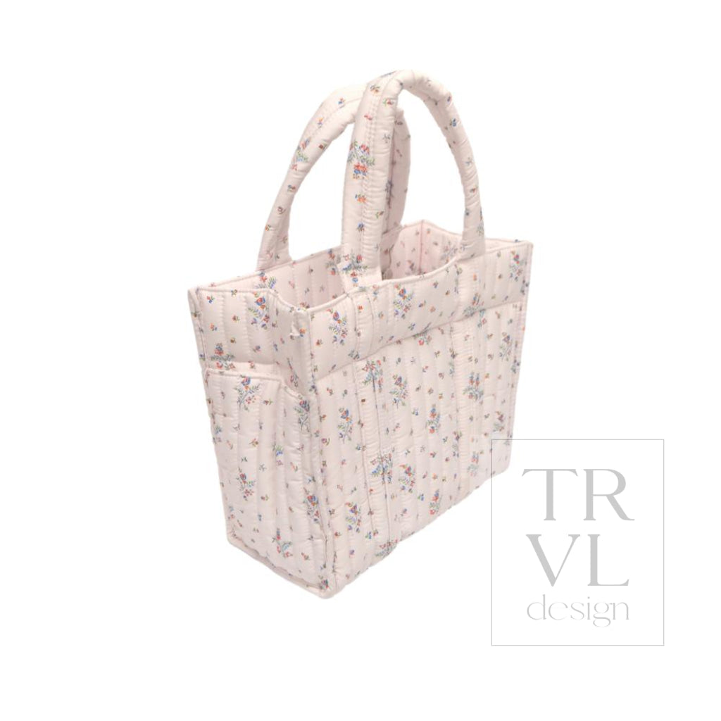 QUILTED MINI GO GO TOTE - FLEURIE - Tote Bags