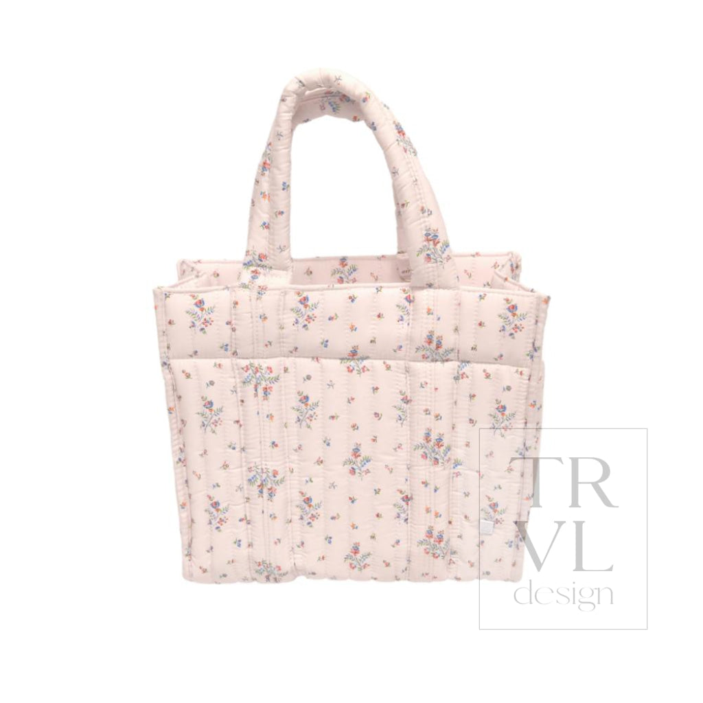 QUILTED MINI GO GO TOTE - FLEURIE - Tote Bags