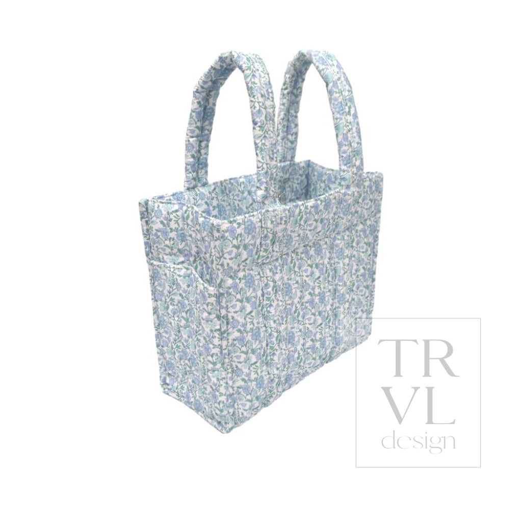 QUILTED MINI GO GO TOTE - HAMPTONS FLORAL - Tote Bags
