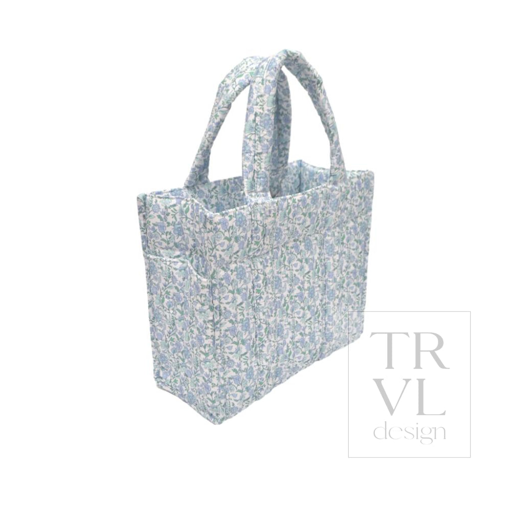 QUILTED MINI GO GO TOTE - HAMPTONS FLORAL - Tote Bags