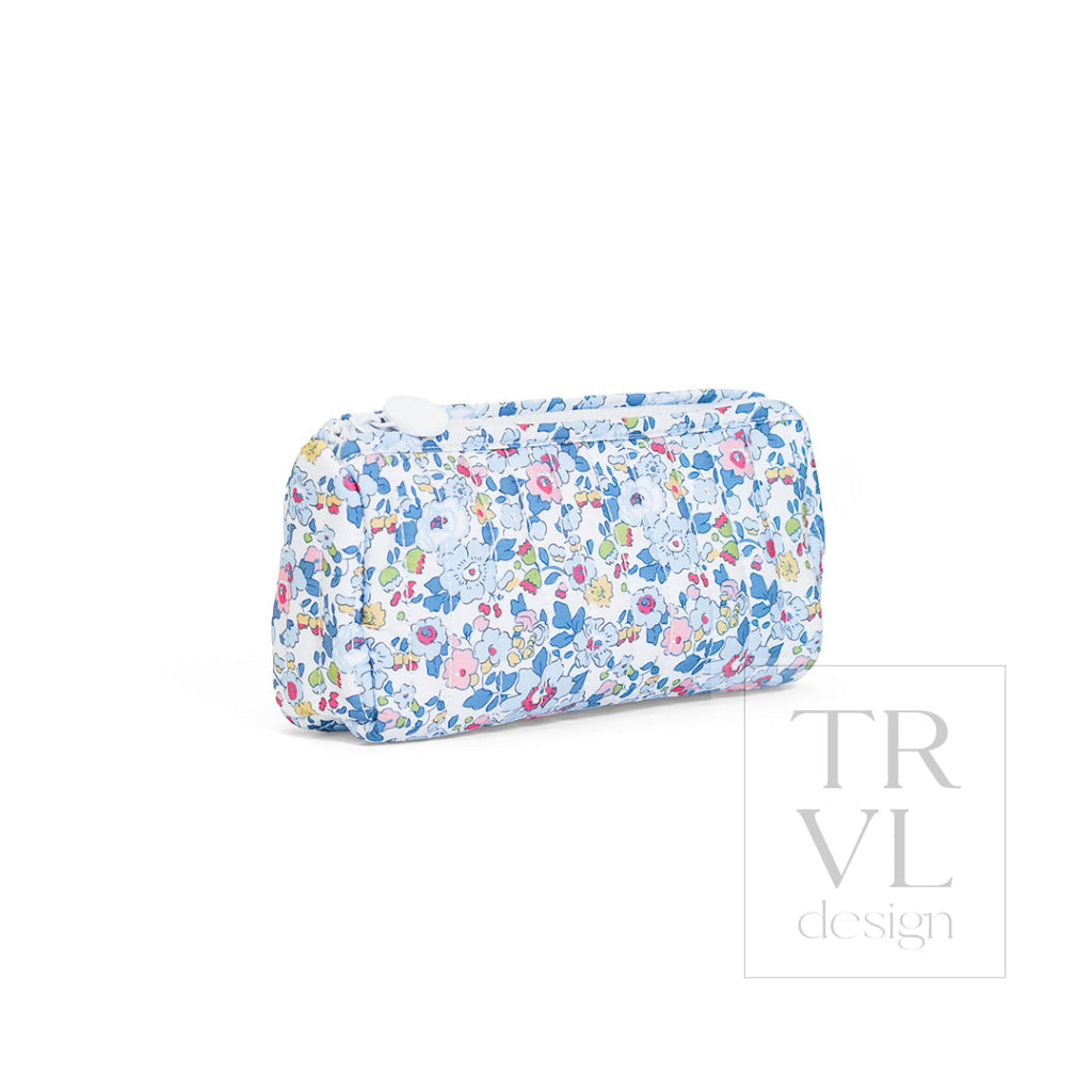 QUILTED POCHETTE BAG - BRIDGEHAMPTON FLORAL - Cosmetic & Toiletry Bags