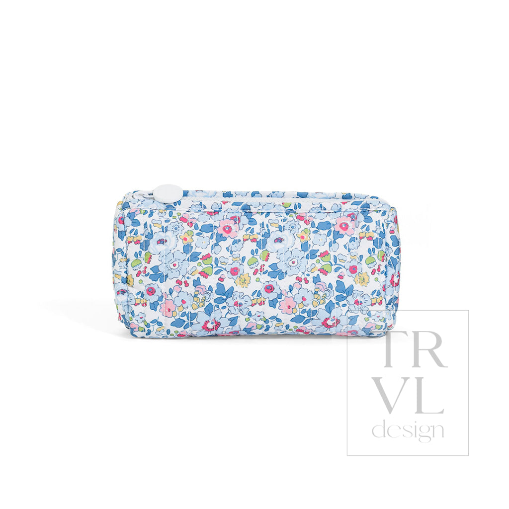 QUILTED POCHETTE BAG - BRIDGEHAMPTON FLORAL - Cosmetic & Toiletry Bags