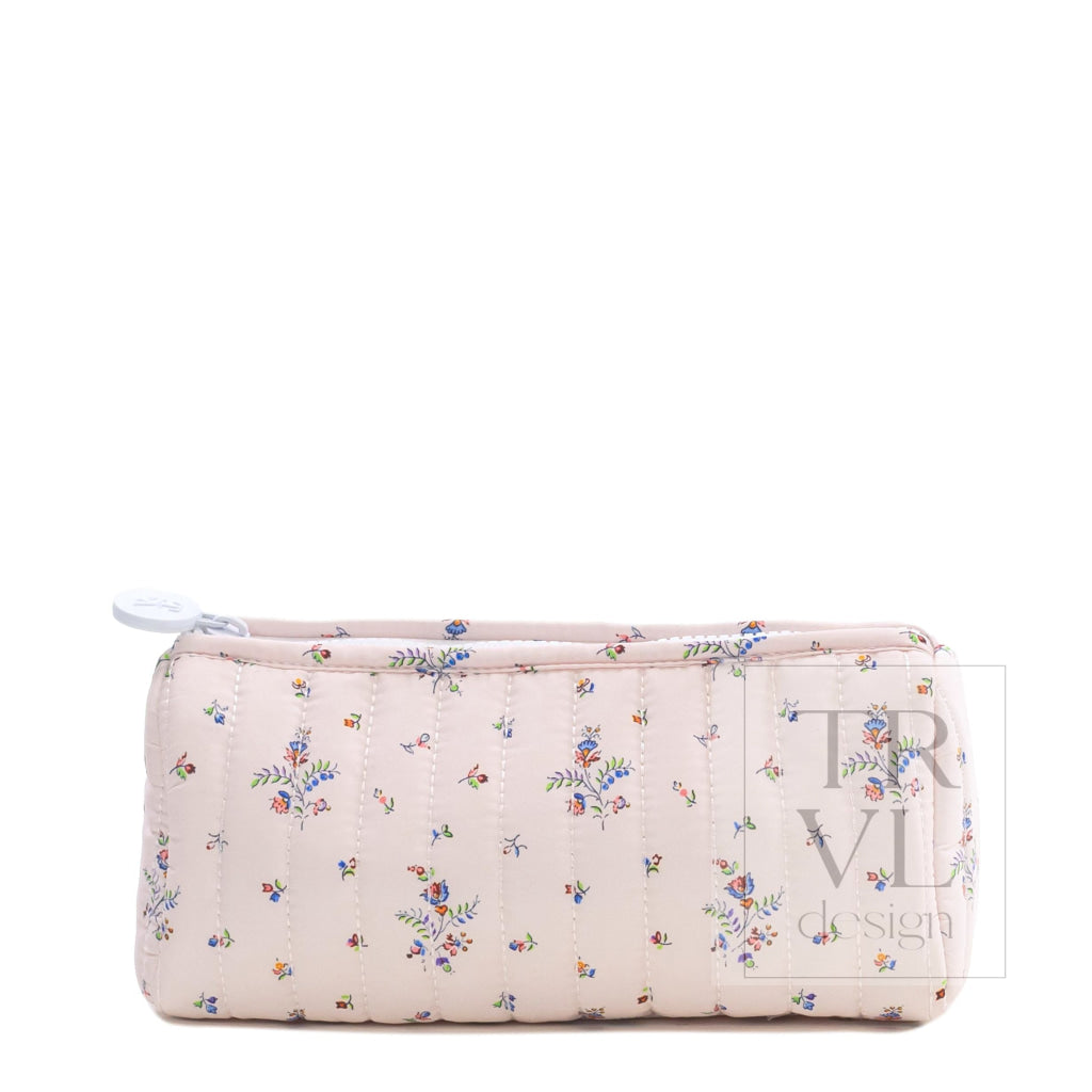 QUILTED POCHETTE BAG - FLEURIE - Cosmetic & Toiletry Bags