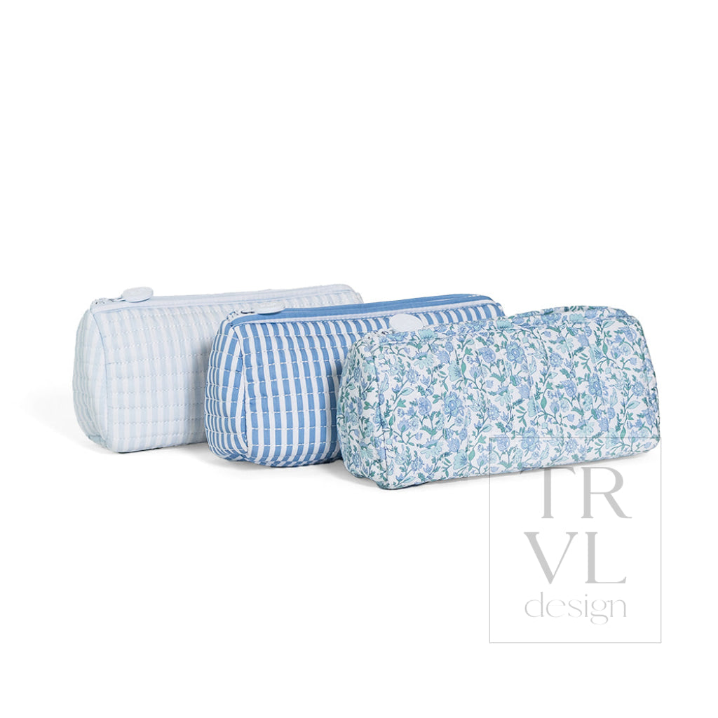 QUILTED POCHETTE BAG - HAMPTONS FLORAL - Cosmetic & Toiletry Bags