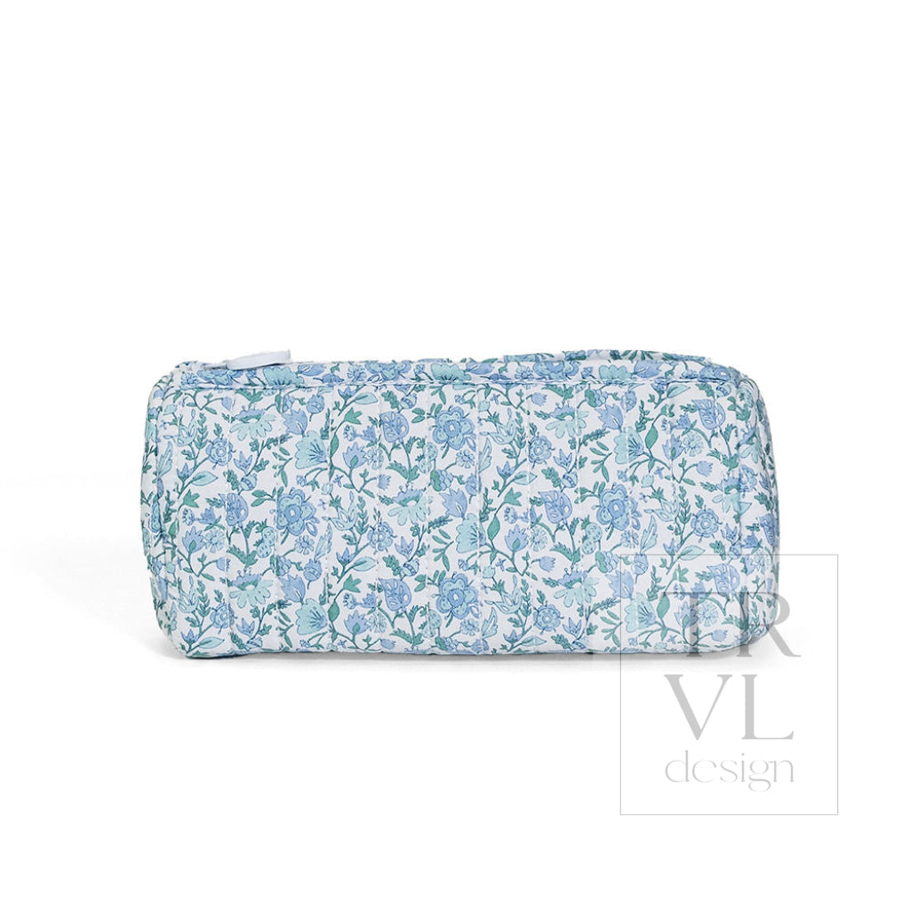 QUILTED POCHETTE BAG - HAMPTONS FLORAL - Cosmetic & Toiletry Bags