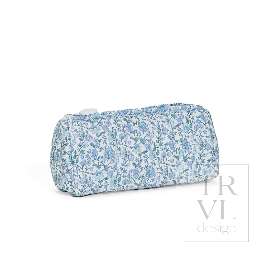 QUILTED POCHETTE BAG - HAMPTONS FLORAL - Cosmetic & Toiletry Bags