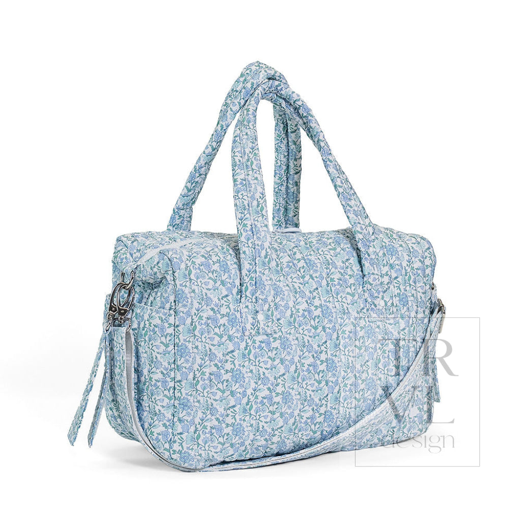 Quilted Stroller Bag Bundle in Hamptons Floral + Changer Mat + Everyday (3 Piece) - Baby Gift Sets