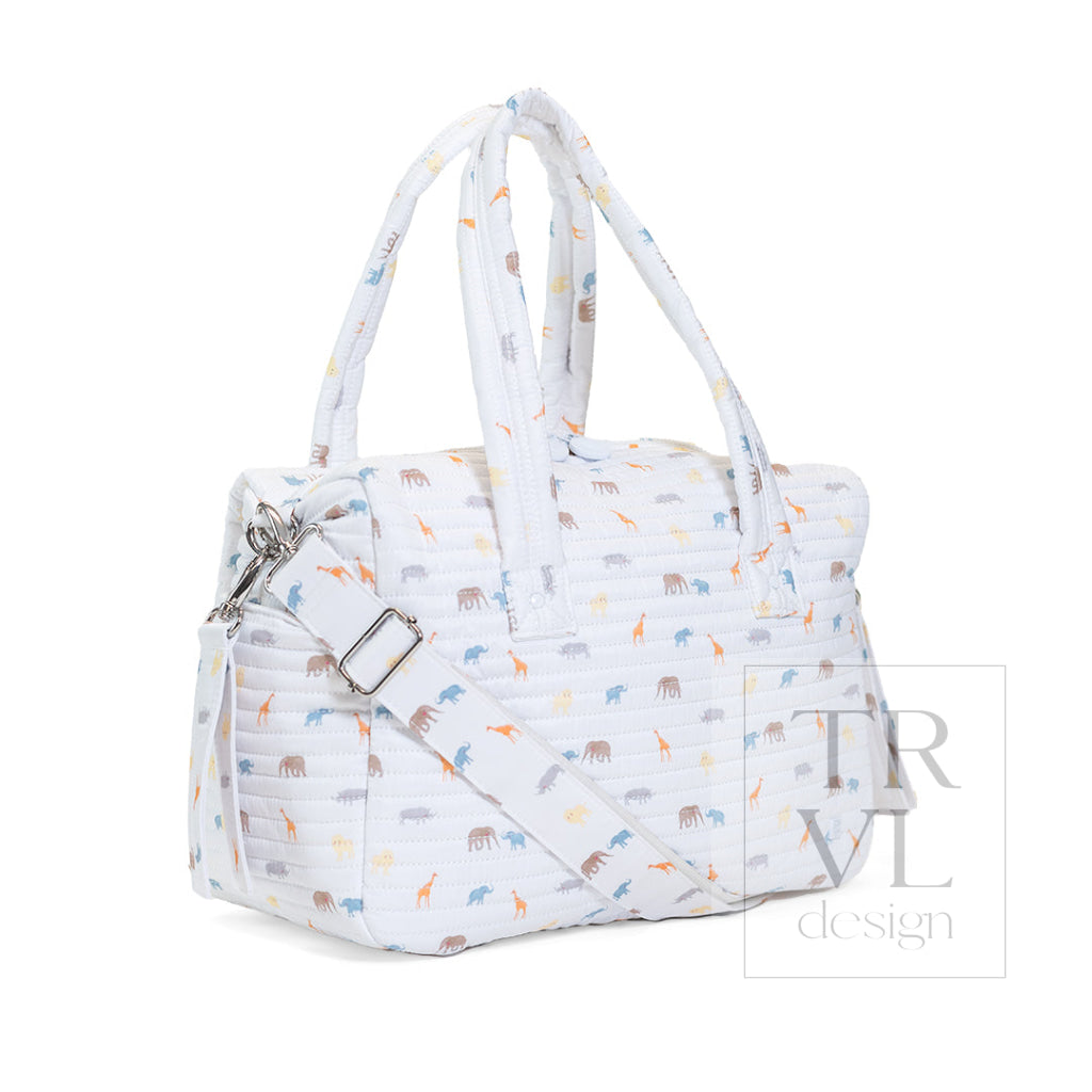 Quilted Stroller Bag Bundle in Safari + Changer Mat + Everyday (3 Piece) - Baby Gift Sets