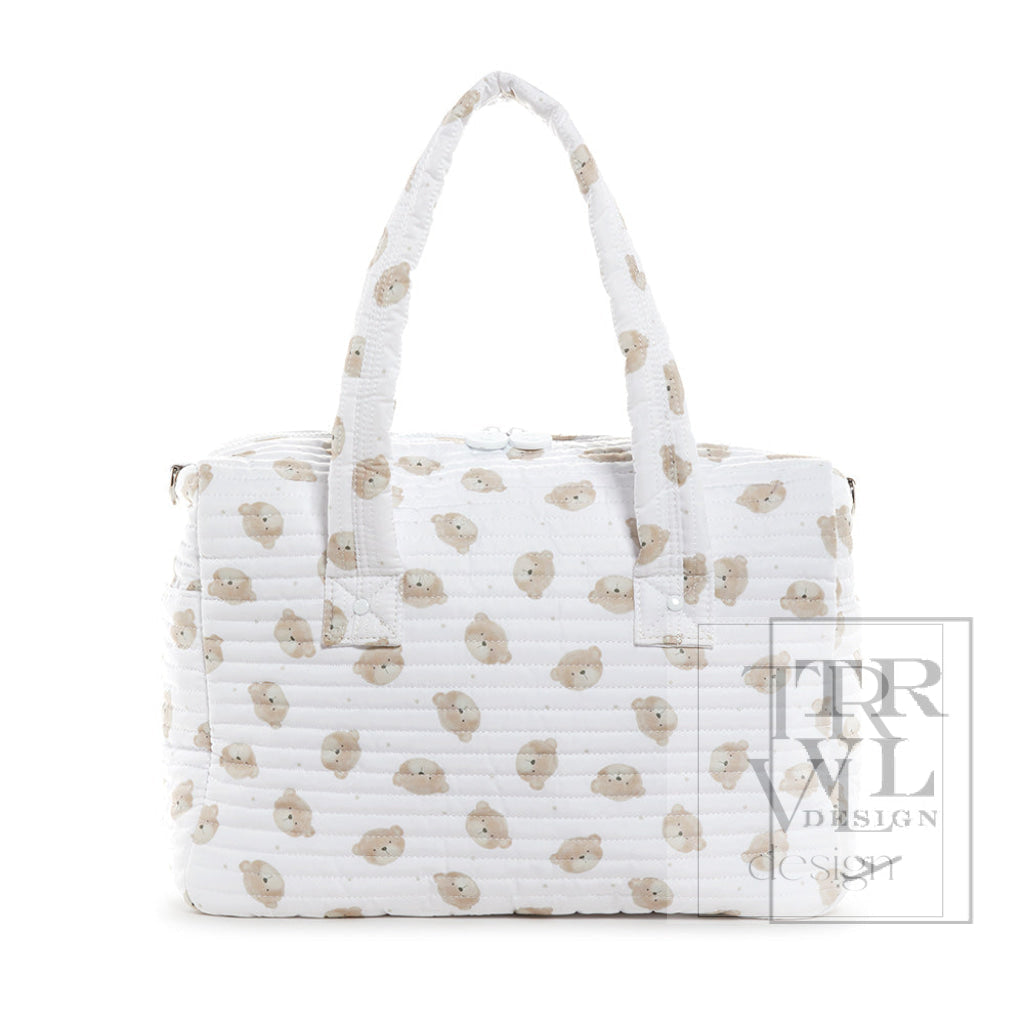 Quilted Stroller Bag - Teddy Bear *New!