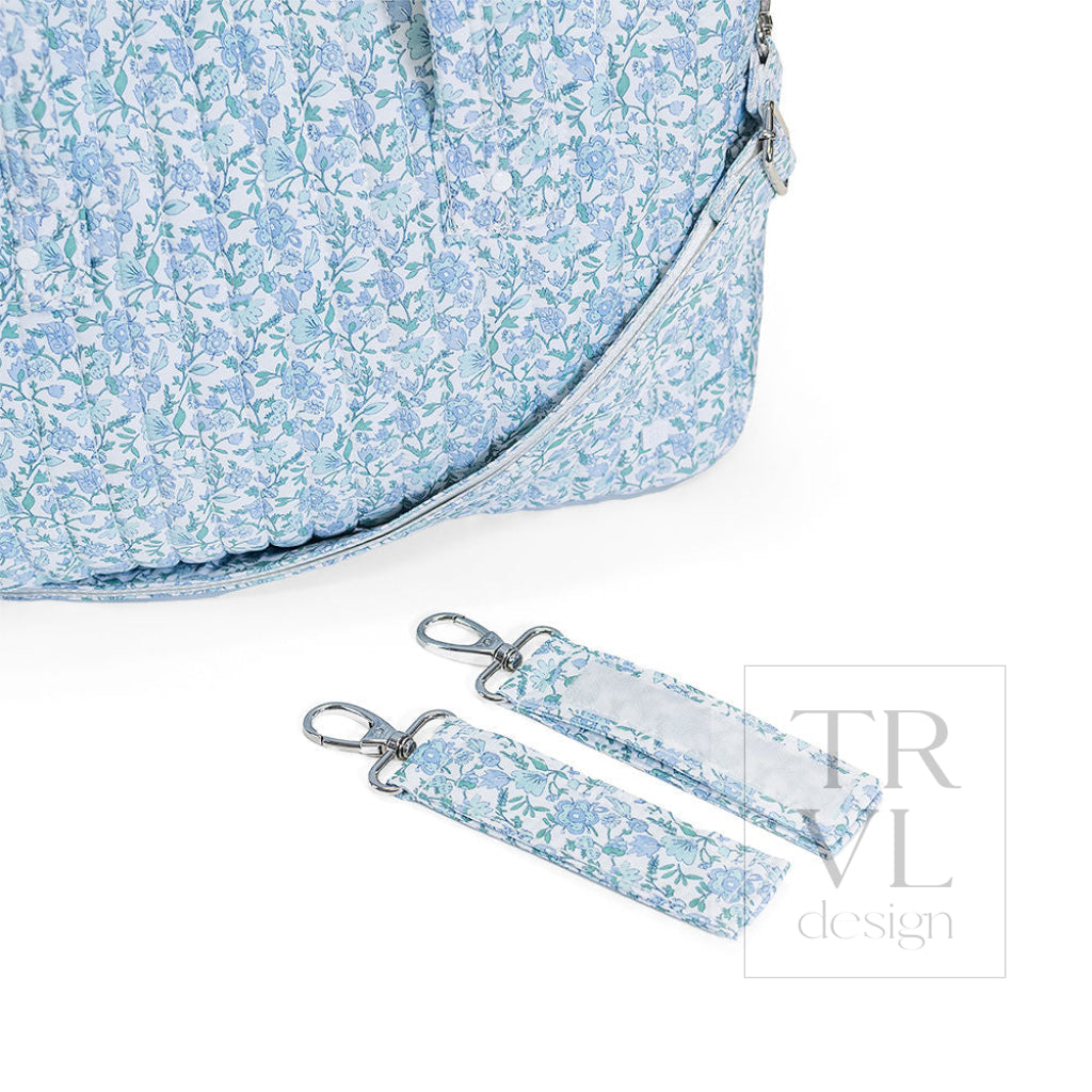 QUILTED STROLLER BAG - HAMPTONS FLORAL - Stroller Travel Bags