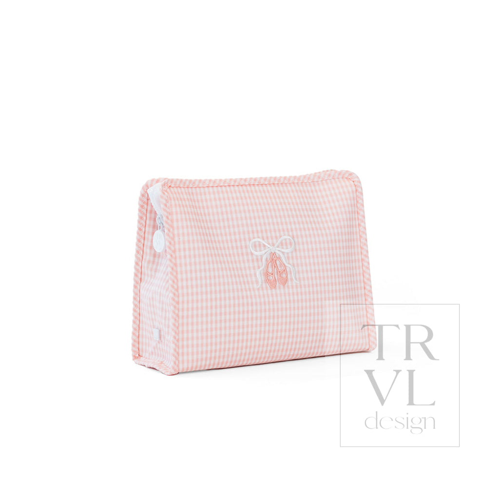 ROADIE LARGE Zip Pouch - BALLET PINK - Travel Pouches