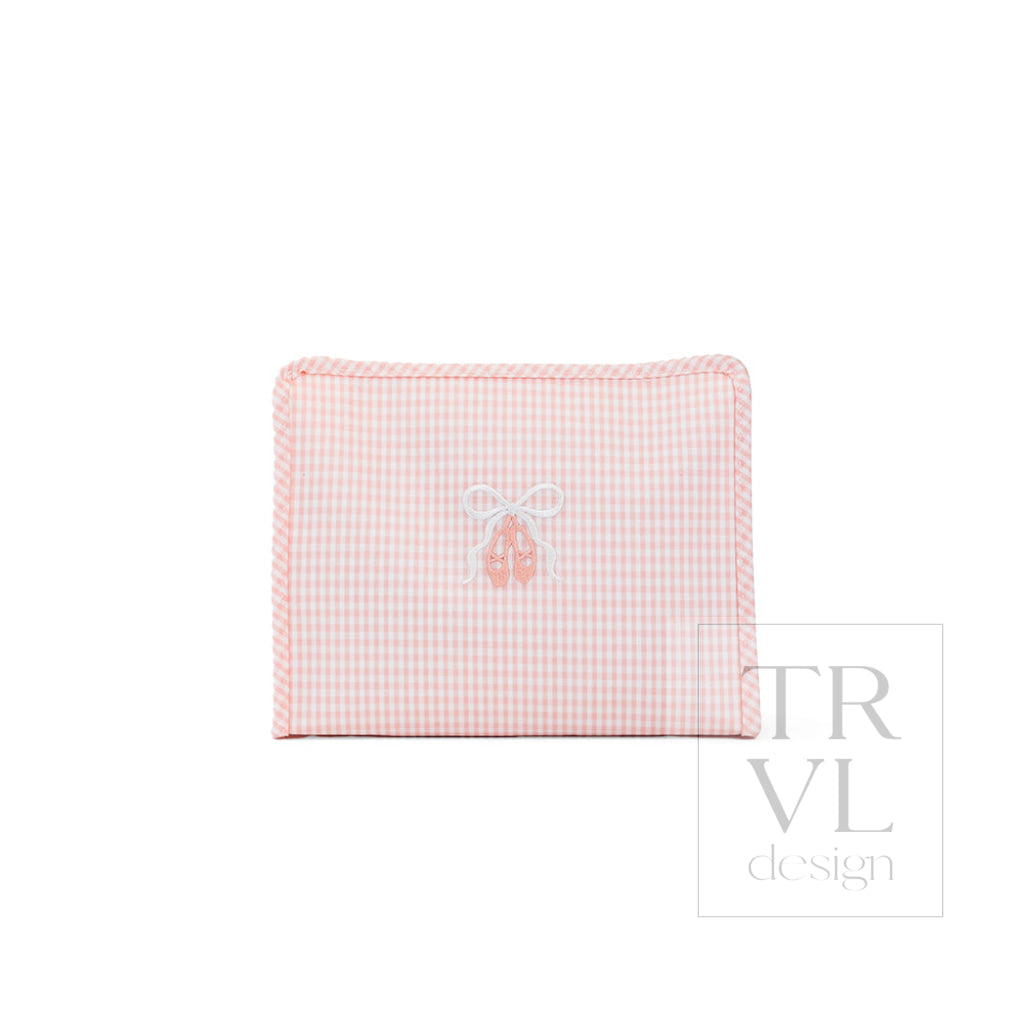 ROADIE LARGE Zip Pouch - BALLET PINK - Travel Pouches
