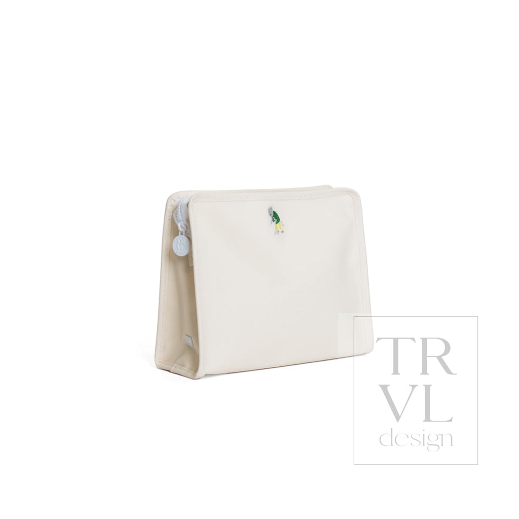 ROADIE LARGE Zip Pouch - ERNIE COATED CANVAS - Travel Pouches