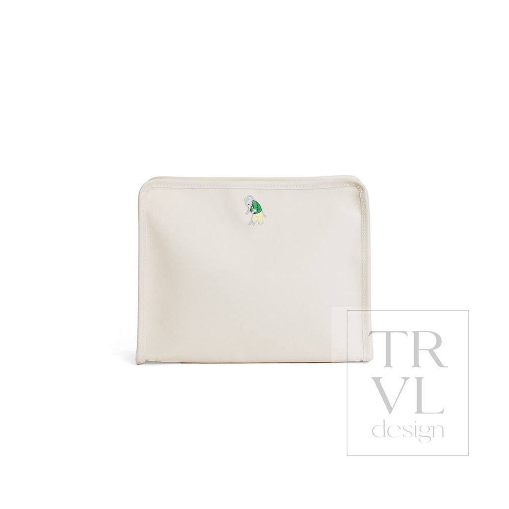 ROADIE LARGE Zip Pouch - ERNIE COATED CANVAS - Travel Pouches