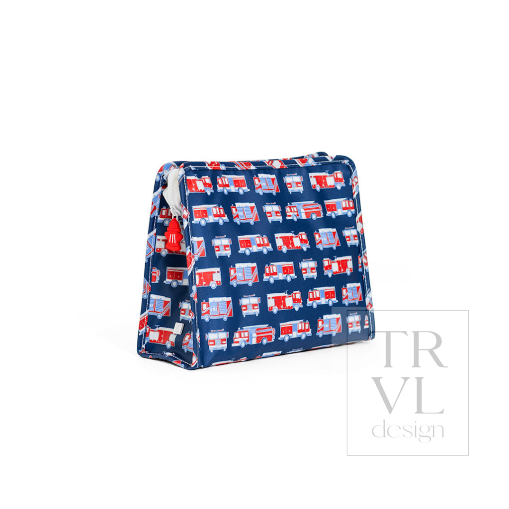ROADIE LARGE Zip Pouch - FIRE ENGINES - Travel Pouches