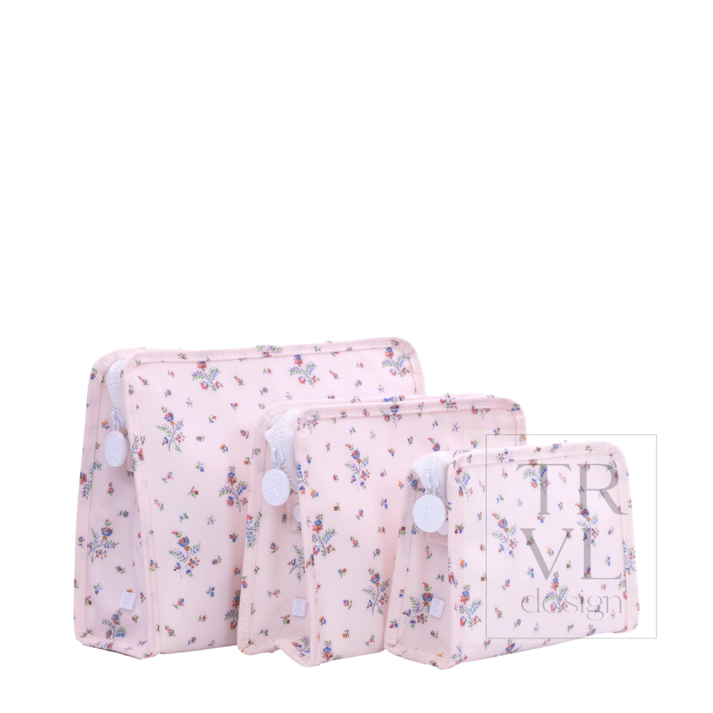 ROADIE LARGE Zip Pouch - FLEURIE - Travel Pouches