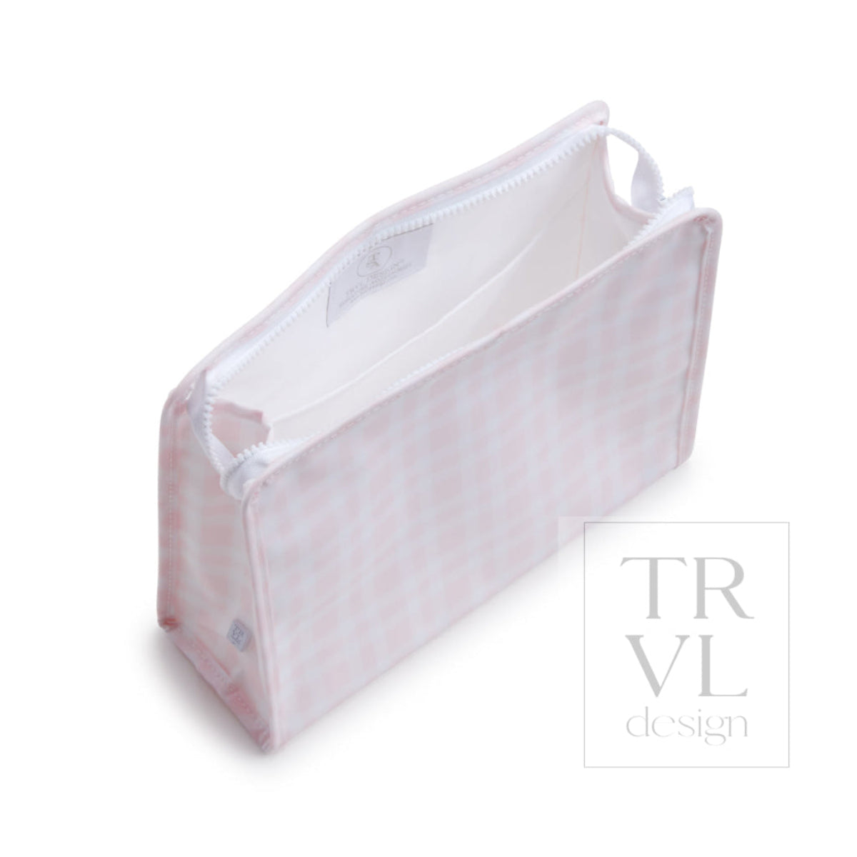 ROADIE LARGE Zip Pouch - PIMLICO STRIPE PINK *ETA Ship 7/15 - Travel Pouches