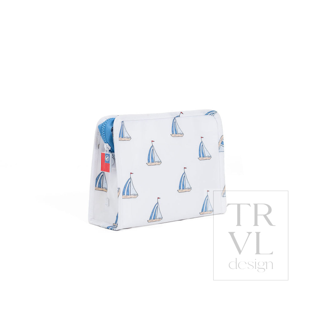 ROADIE LARGE Zip Pouch - SAIL AWAY - Travel Pouches