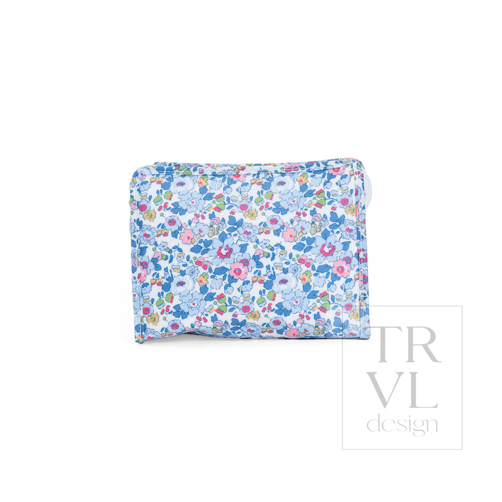 ROADIE MEDIUM Zip Pouch - BRIDGEHAMPTON FLORAL *ETA Ship 6/30 - Travel Pouches