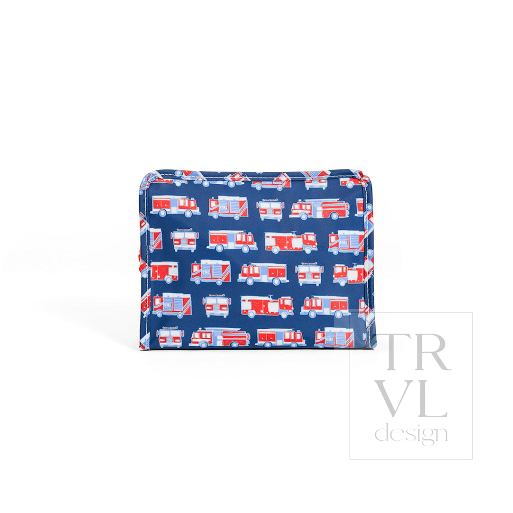 ROADIE MEDIUM Zip Pouch - FIRE ENGINES - Travel Pouches