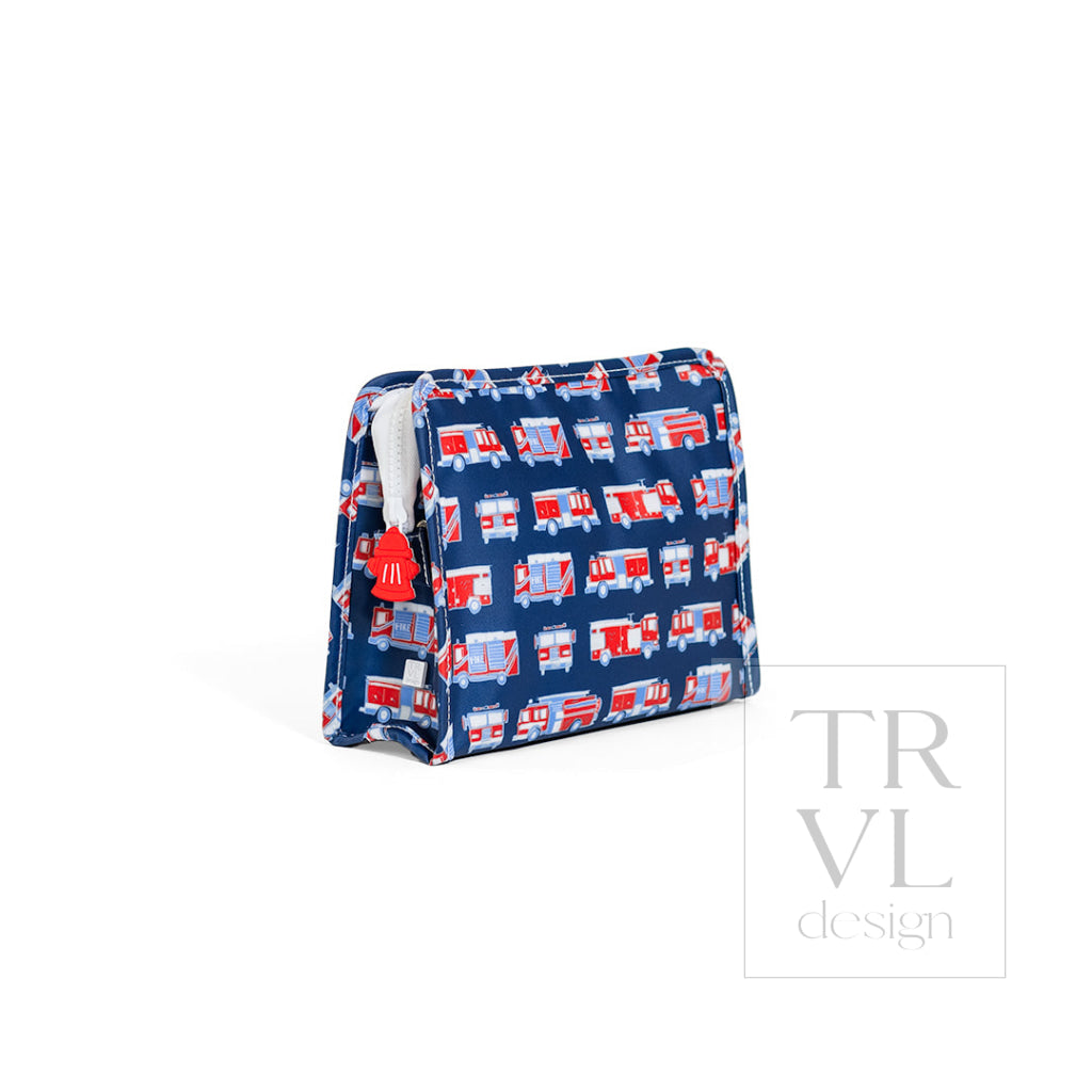 ROADIE MEDIUM Zip Pouch - FIRE ENGINES - Travel Pouches