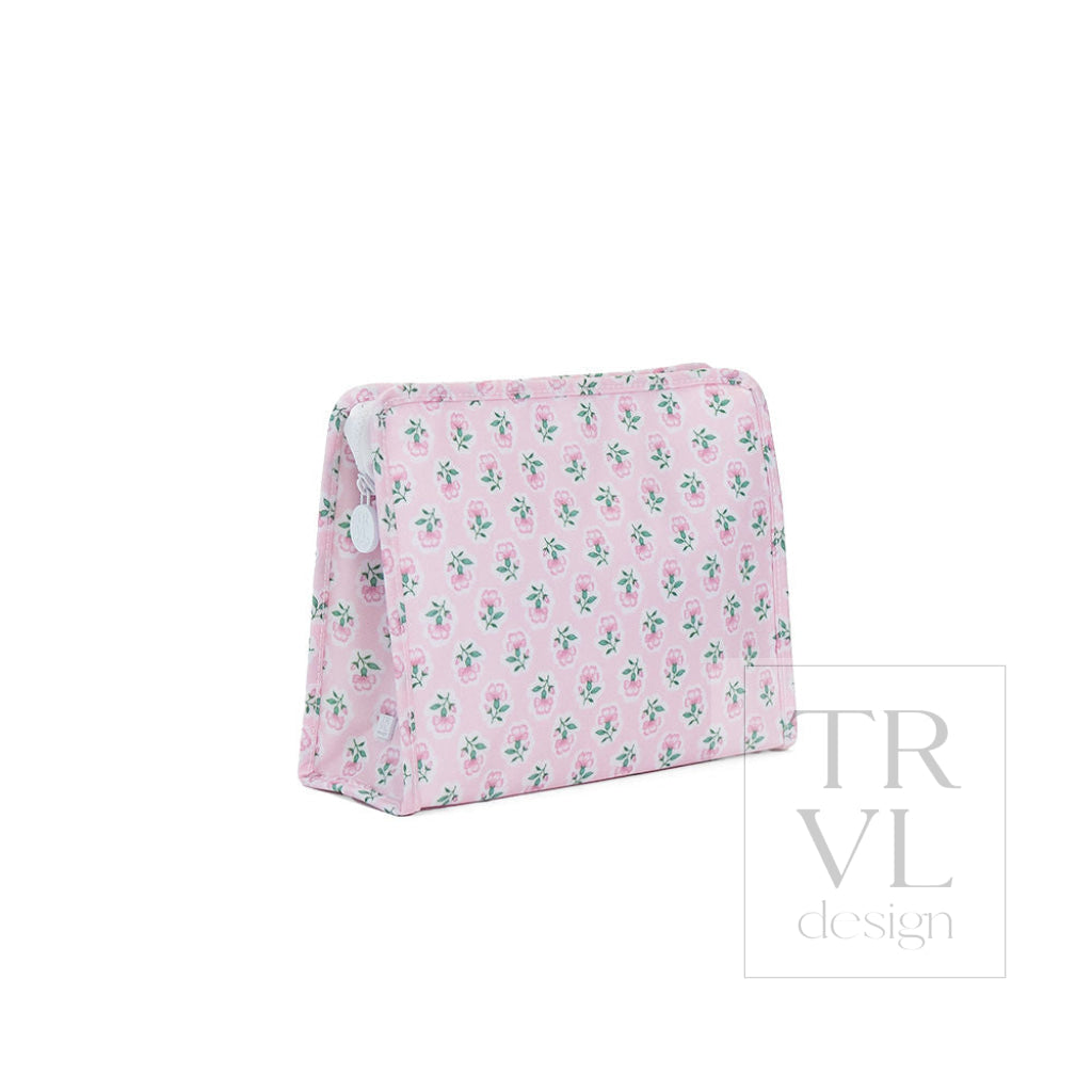 ROADIE MEDIUM Zip Pouch - PETITE FLEUR PINK - Travel Pouches