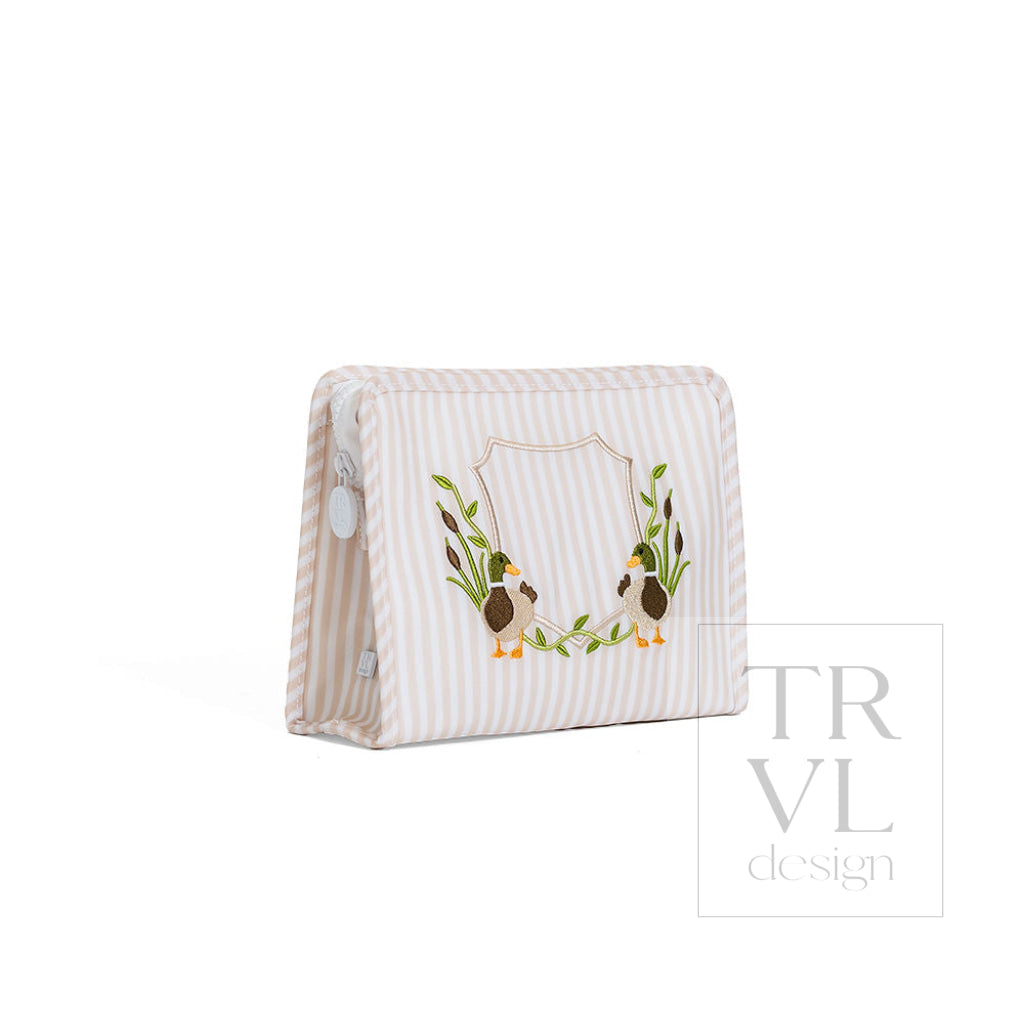 ROADIE MEDIUM Zip Pouch - PIMLICO DUCK SAND - Travel Pouches