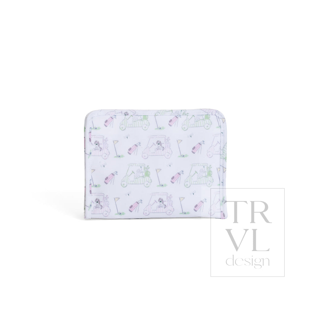 ROADIE MEDIUM Zip Pouch - PUTT PUTT PINK - Travel Pouches