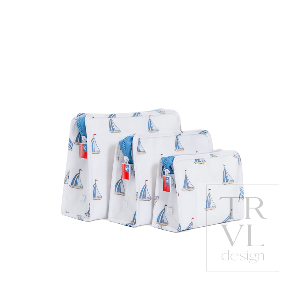 ROADIE MEDIUM Zip Pouch - SAIL AWAY - Travel Pouches