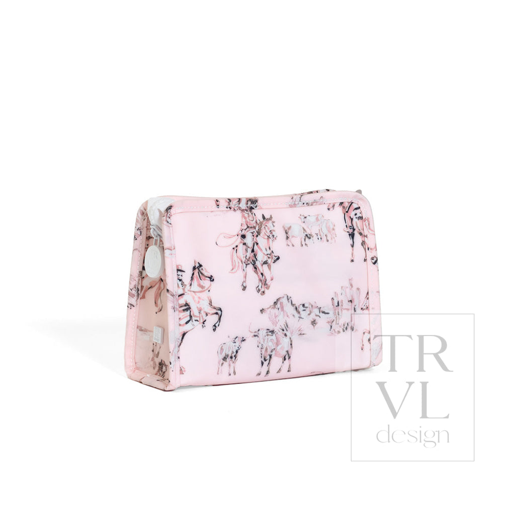 ROADIE SMALL Zip Pouch - COWGIRL TOILE - Travel Pouches