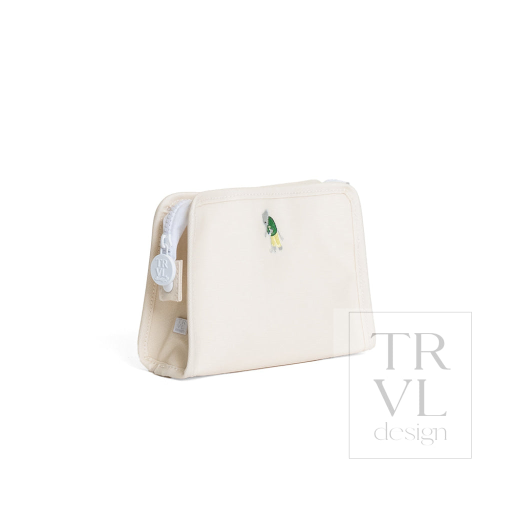 ROADIE SMALL Zip Pouch - ERNIE COATED CANVAS - Travel Pouches