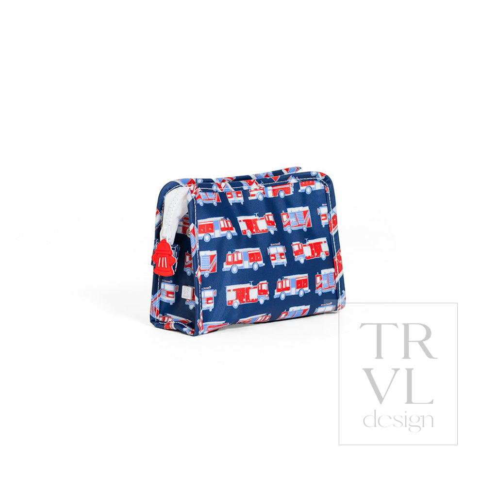 ROADIE SMALL Zip Pouch - FIRE ENGINES - Travel Pouches