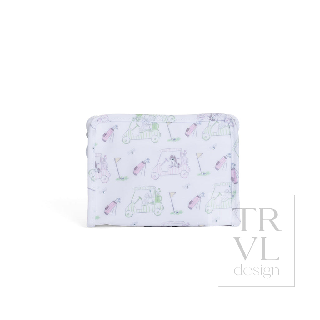 ROADIE SMALL Zip Pouch - PUTT PUTT PINK - Travel Pouches
